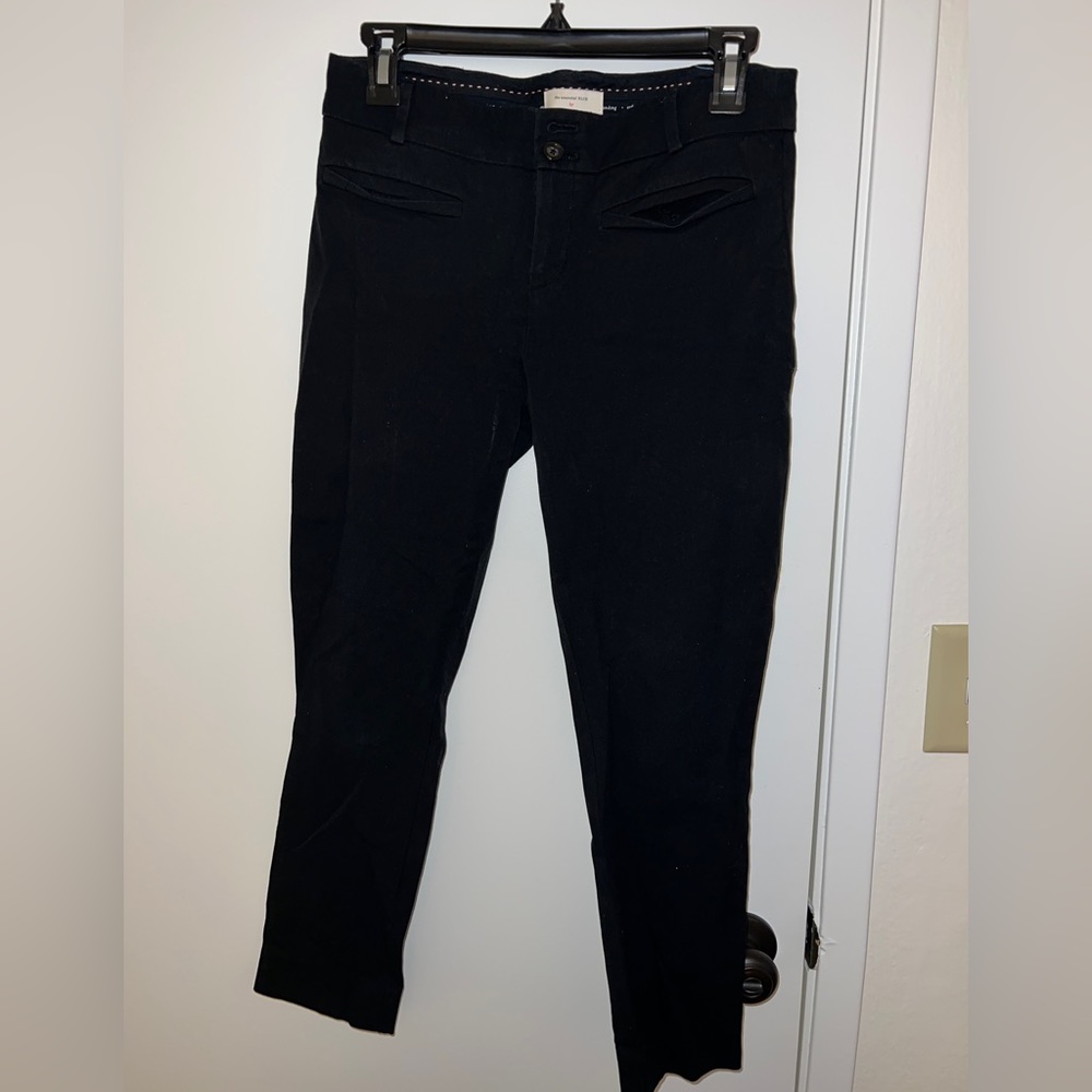Anthropologie - The Essential Slim pant - black - size 4